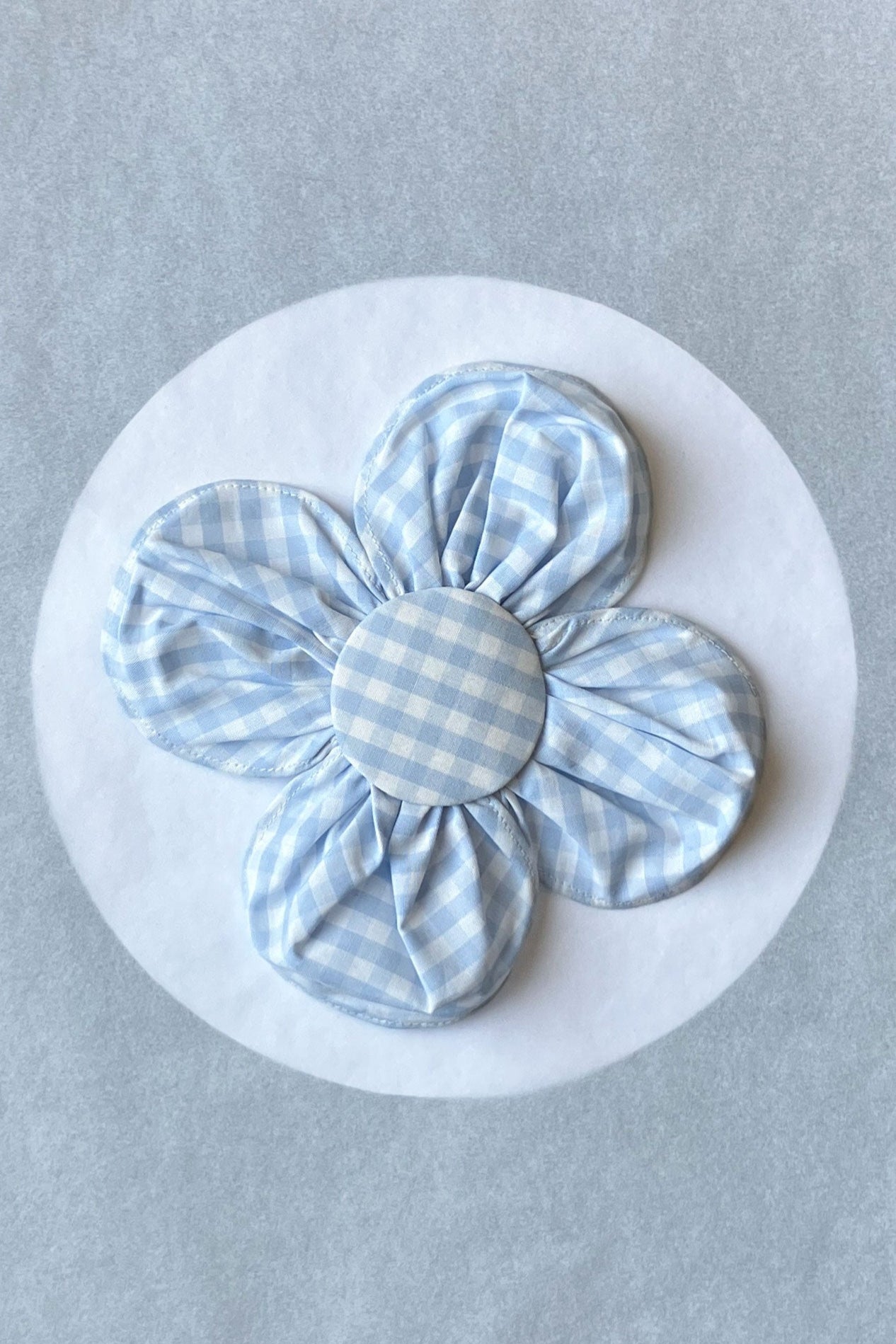 Bloom Brooch, gingham (ø: 18 cm)