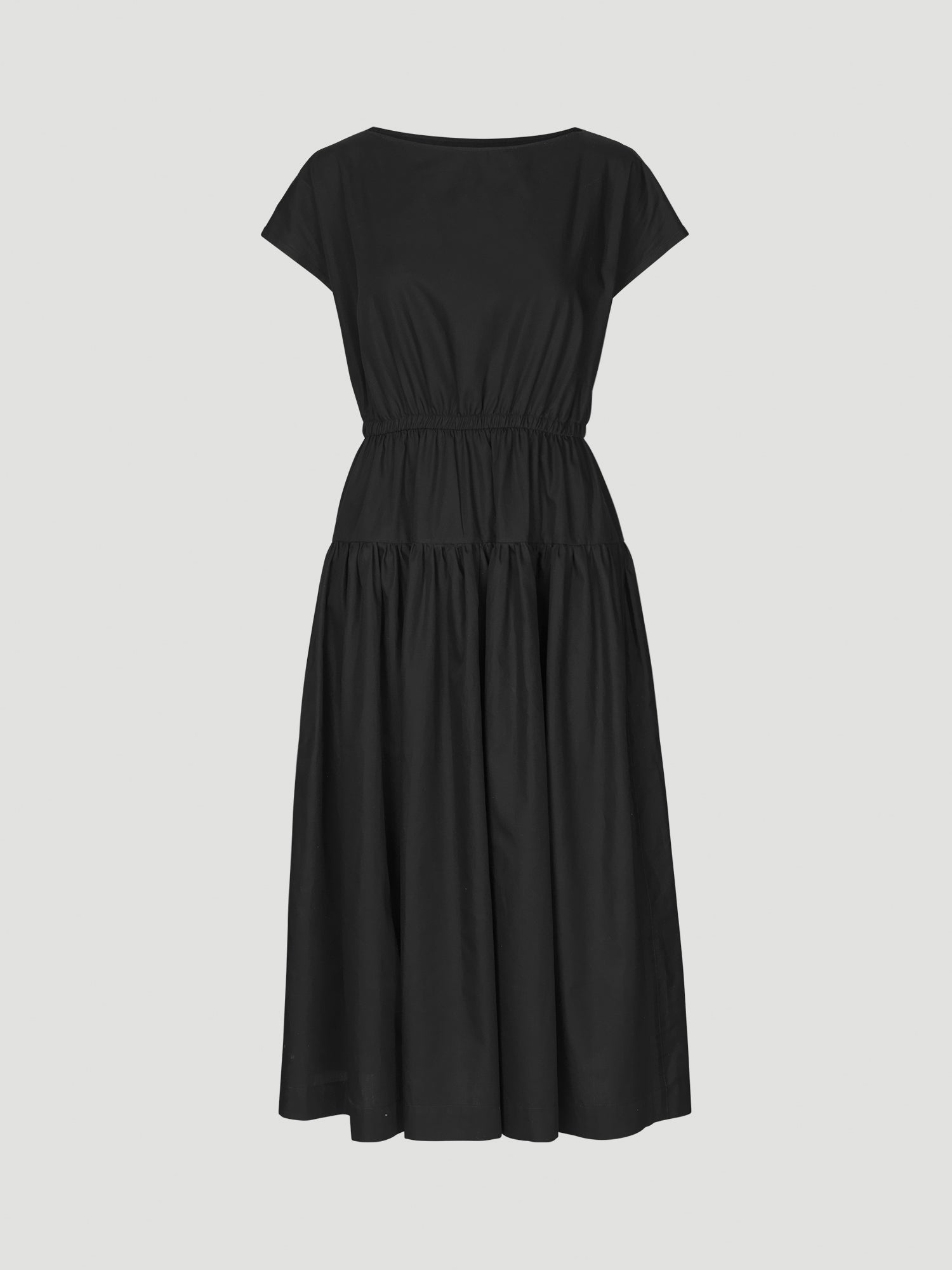 Gathered Square Dress